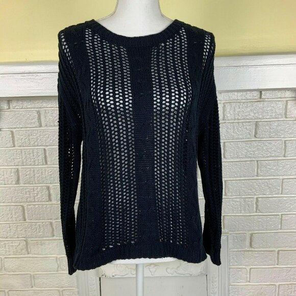 Philosophy Republic Clothing Women’s Sweater Open Chunky Knit Buttons Medium - Picture 1 of 7